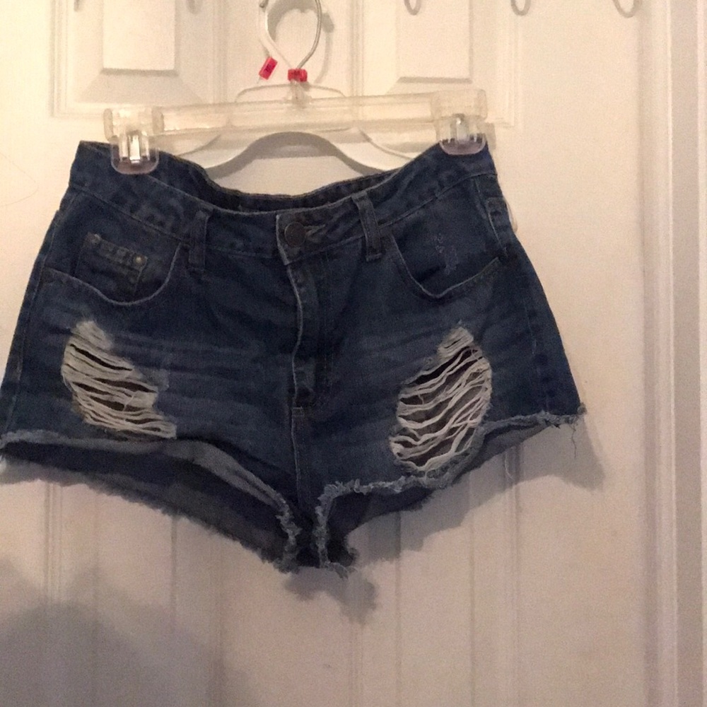 Denim shorts purchased from Charlotte Russe